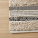 Asher - 20" x 32" Woven Texture Stripe Bath Rug - Black - Simple Home Plus