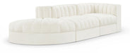 Rummi - Velvet Performance Fabric Upholstered 3 Piece Modular Sectional - Simple Home Plus