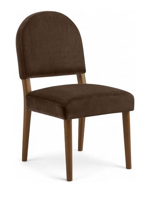 Varinelle - Velvet Dining Chair (Set of 2) - Walnut Frame - Simple Home Plus