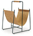 Faronworth - Brown / Black - Magazine Rack - Simple Home Plus