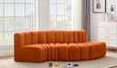 Arc - Velvet 4 Piece L-Shaped Modular Sofa - Simple Home Plus