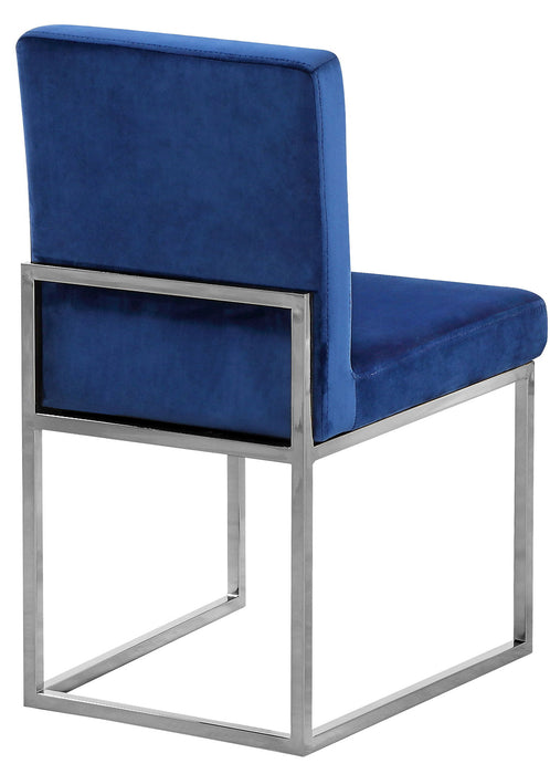 Giselle - Dining Chair with Chrome Base (Set of 2) - Simple Home Plus