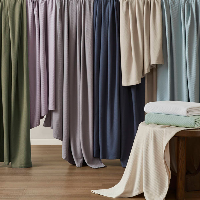 Liquid Cotton - Twin Blanket - Gray