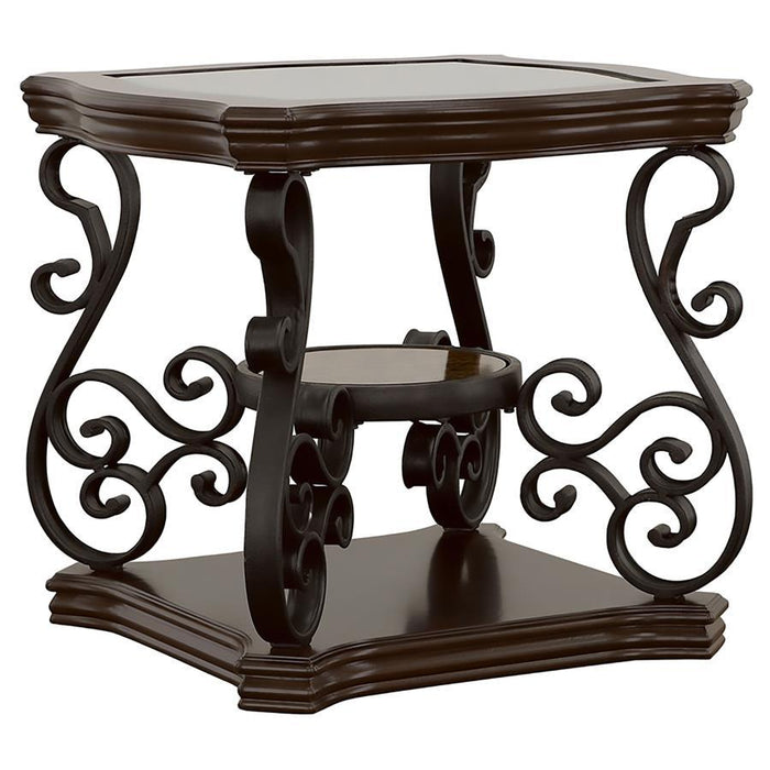Laney - Glass Top Coffee And End Table Set - Simple Home Plus