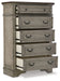 Lodenbay - Antique Gray - Five Drawer Chest - Simple Home Plus