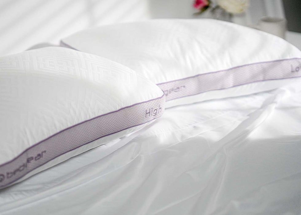 Low & High - High Pillow - White - Simple Home Plus