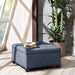 Della - Ottoman - Blue - Simple Home Plus