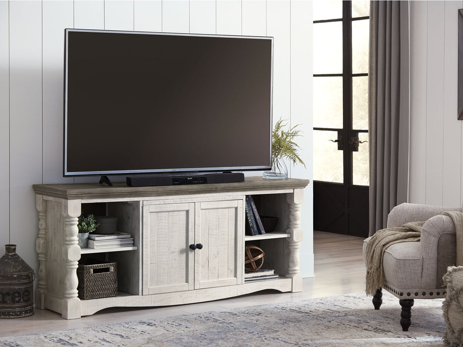 Havalance - Extra Large TV Stand - 2 Doors - Brown / Beige - Simple Home Plus