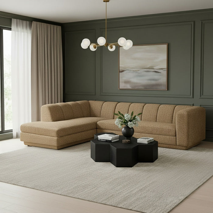 Modari - Sectional - Brown - Simple Home Plus