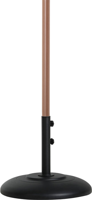 Amalfi - Patio Umbrella - Black Base / Light Brown Pole - Simple Home Plus