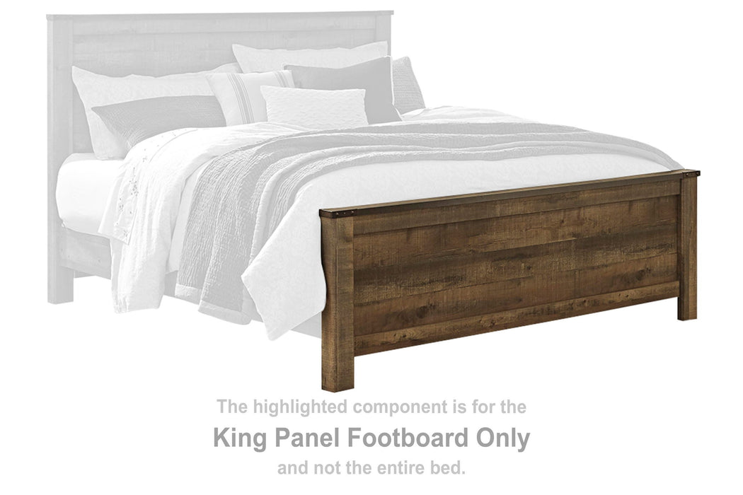 Trinell - King Panel Footboard - Brown - Simple Home Plus