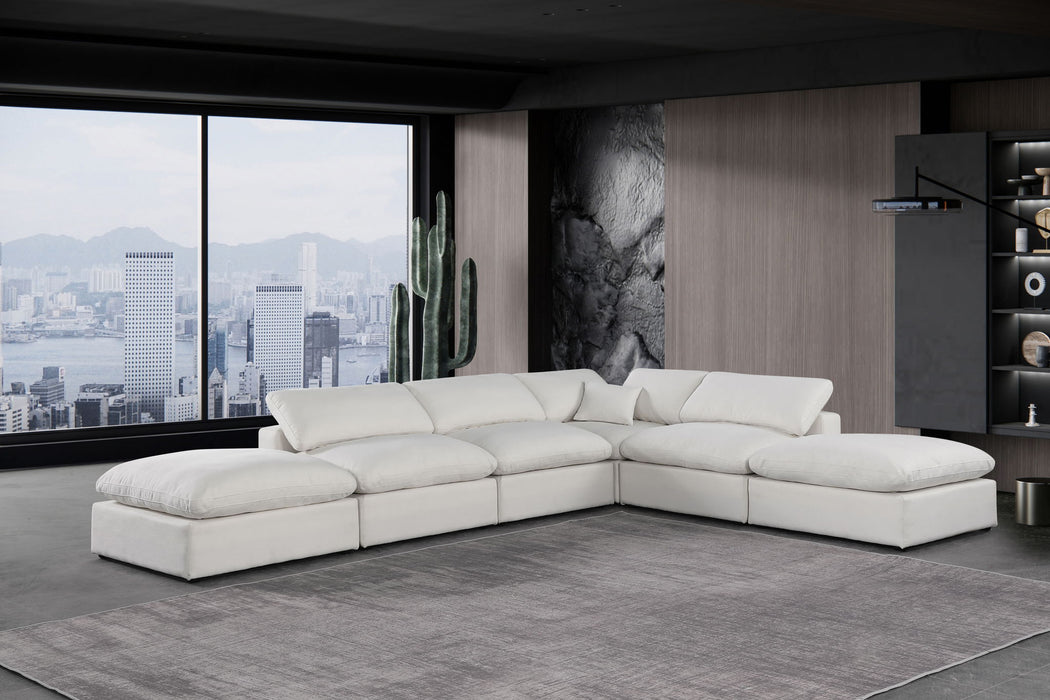 Comfy - 6 Piece Linen Modular Sectional - Simple Home Plus