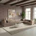 Rummi - Velvet Performance Fabric Upholstered 8 Piece Modular Sectional (With 3 Corner Chairs) - Simple Home Plus