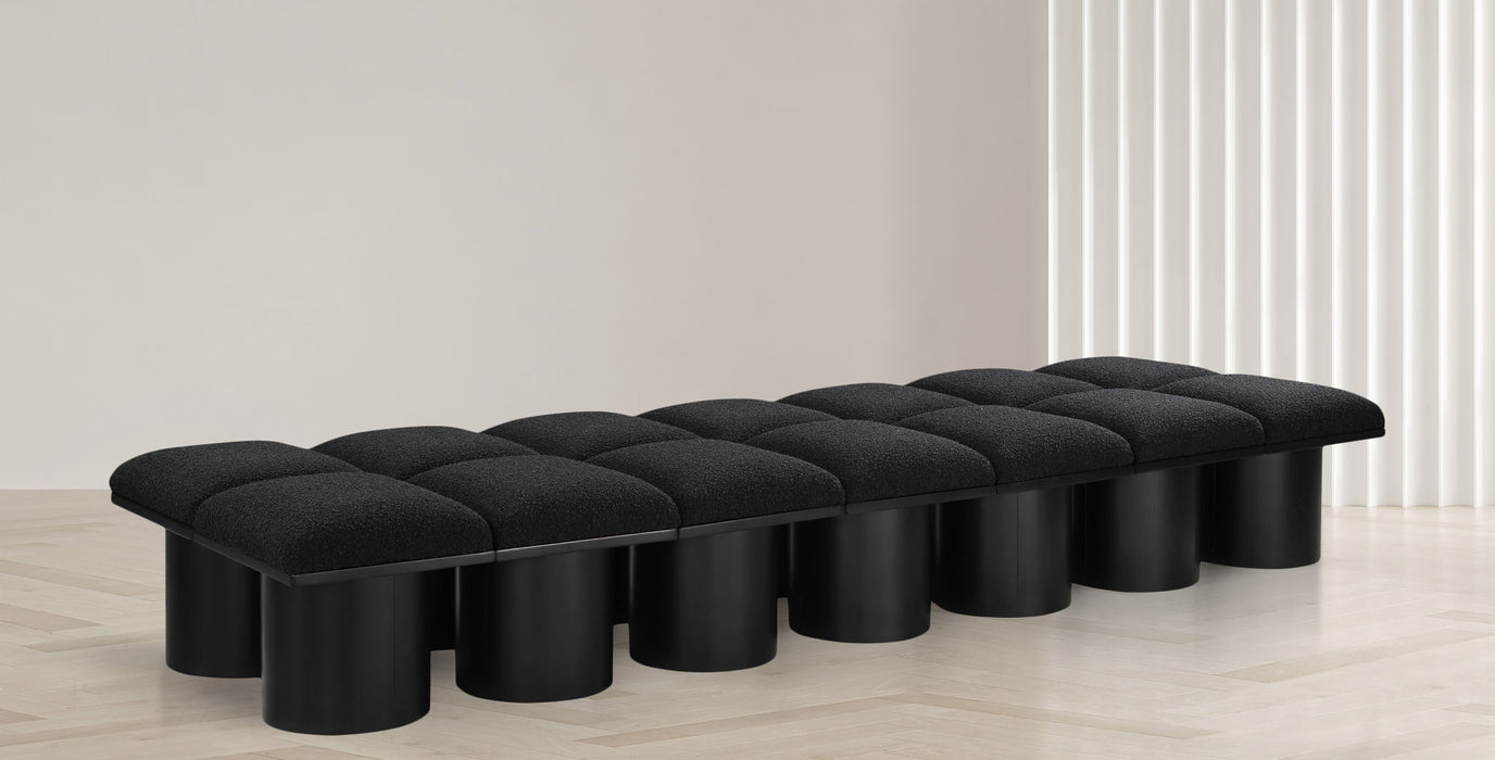 Pavilion - 14 Piece Modular Bench With Black Base - Simple Home Plus