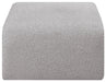 Arc - Boucle Fabric Ottoman - Simple Home Plus