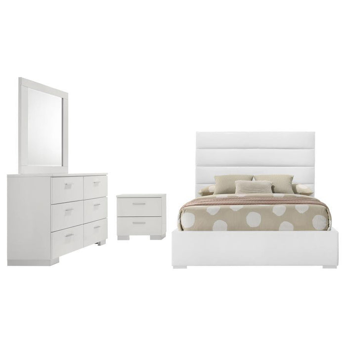 Felicity - Upholstered Bedroom Set - Simple Home Plus