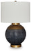Adara - Blue / Gold Finish - Metal Table Lamp - Simple Home Plus