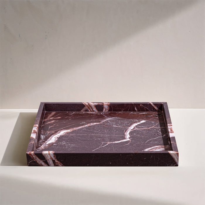 Barletta - Marble Square Tray - Simple Home Plus