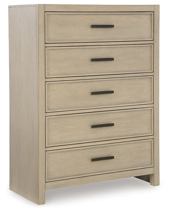 Calmoro - Five Drawer Chest - Gray - Simple Home Plus