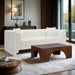Everett - Vegan Leather Upholstered Sofa - Simple Home Plus