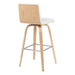 Vienna - Swivel Bar Stool - Light Brown Base - Simple Home Plus