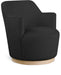 Clarita - Boucle Swivel Accent Chair - Simple Home Plus