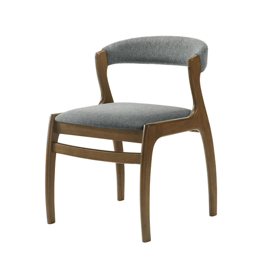 Ileena - Dining Chair (Set of 2) - Charcoal / Walnut - Simple Home Plus