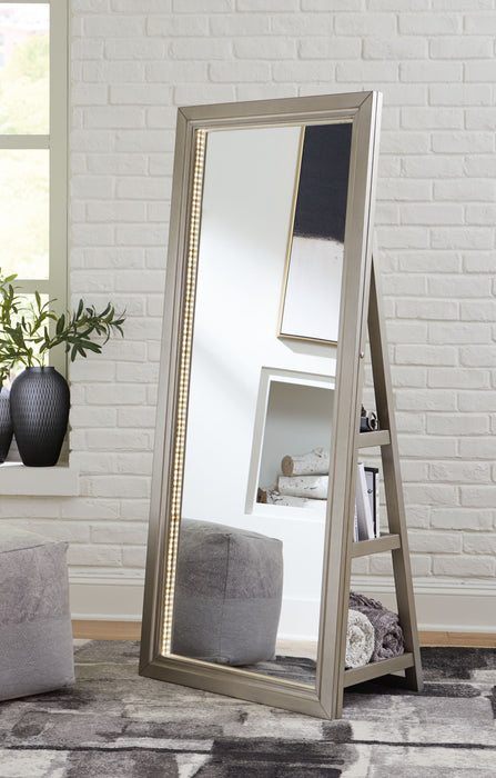 Evesen - Floor Standing Mirror/Storage - Simple Home Plus