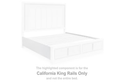 Chalanna - California King Rails - White - Simple Home Plus