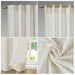 Colt - Room Darkening Metallic Printed Poly Velvet Rod Pocket/Back Tab Window Panel Pair - White/Gold - Simple Home Plus