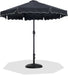 Amalfi - Patio Umbrella - Black Base / Black Pole - Simple Home Plus