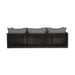 Artesia - Outdoor Patio Sofa - Black / Dark Gray - Simple Home Plus