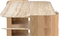 Calabria - Marble And Oak Wood Table - Simple Home Plus