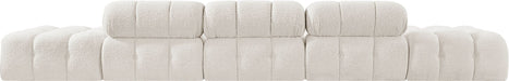 Ames - 5 Piece Boucle Upholstered Modular Sofa With 2 Armless Seats - Simple Home Plus