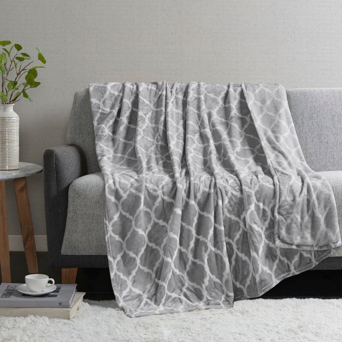 Ogee - Oversized Throw - Gray - Simple Home Plus