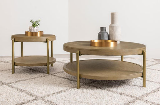 Arini - Round Coffee And End Table Set - Simple Home Plus