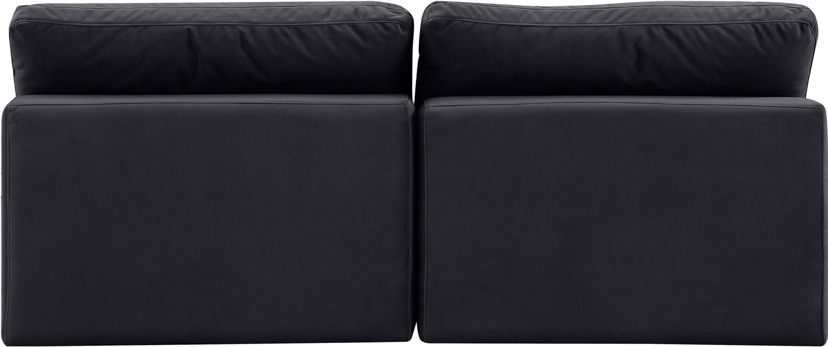 Comfy - Velvet Modular Armless Sofa 2 Seats - Simple Home Plus