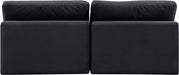 Comfy - Velvet Modular Armless Sofa 2 Seats - Simple Home Plus