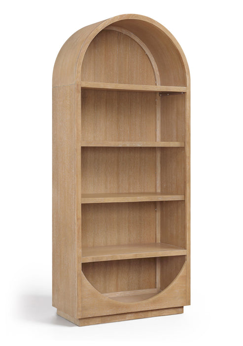 Hearth - Oak Veneer And Solid Wood Bookcase - Simple Home Plus