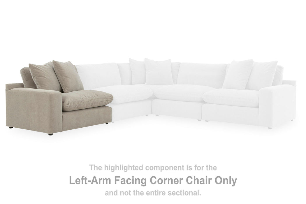 Maxton Heights - LAF Corner Chair - Pebble - Simple Home Plus