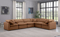 Indulge - Faux Leather 6 Piece Modular Corner Sectional - Simple Home Plus