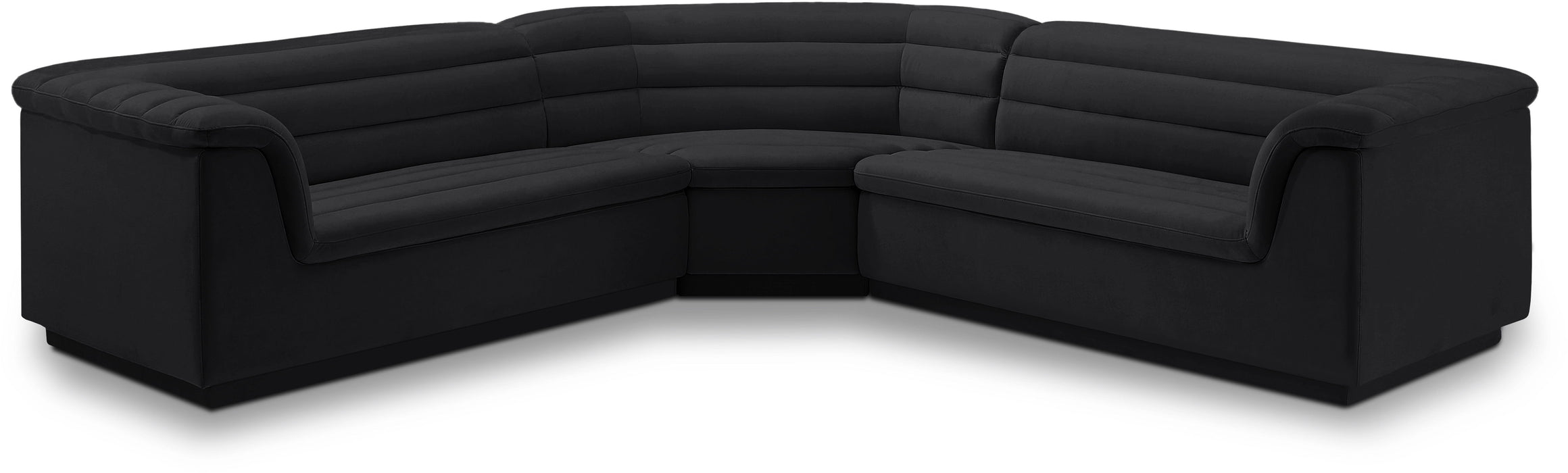 Cascade - Velvet Modular Sectional - Simple Home Plus