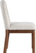 Conrad - Linen Dining Chair With Brown Legs - Simple Home Plus