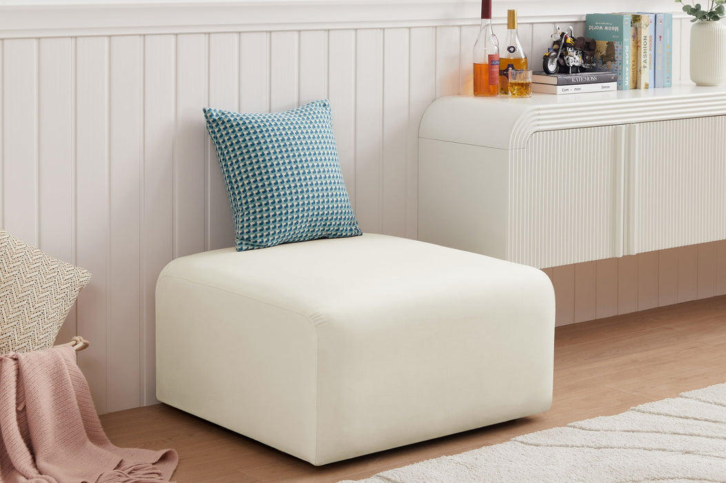 Arc - Velvet Ottoman - Simple Home Plus