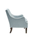 Qwen - Button Tufted Accent Chair - Dusty Blue - Simple Home Plus