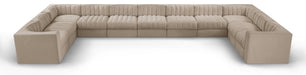 Rummi - Velvet Performance Fabric Upholstered 11 Piece Modular Sectional - Simple Home Plus