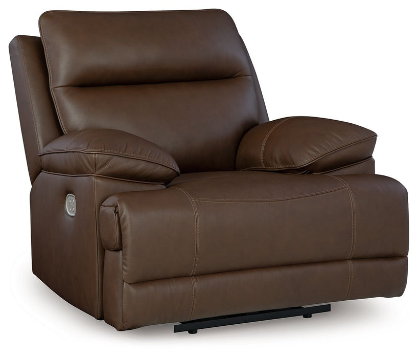 Vonryan - Tobacco - Power Recliner / Adj Headrest - Simple Home Plus