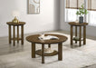 Ottowa - Round Wood Coffee Table Set - Simple Home Plus