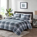 Parkston - 3M Scotchgard Down Alternative All Season Comforter Set - Gray - Simple Home Plus