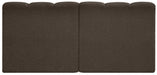 Arc - Boucle Fabric 2 Seats Modular Sofa - Simple Home Plus